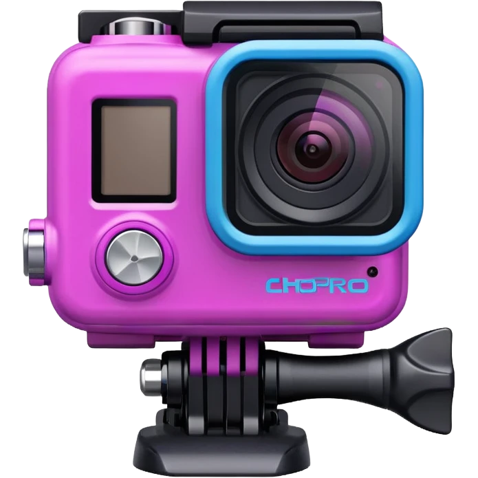 purple pink blue gopro emoji
