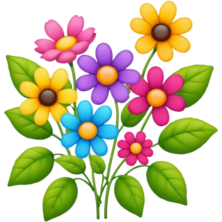 emoji for flowers one item without face emoji