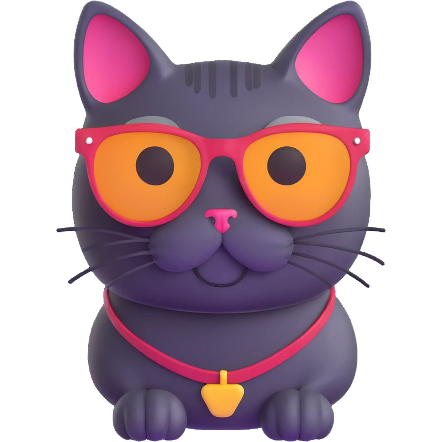 cat wearing sunglasses emoji