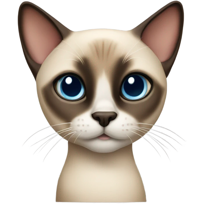 Siamese cat emoji