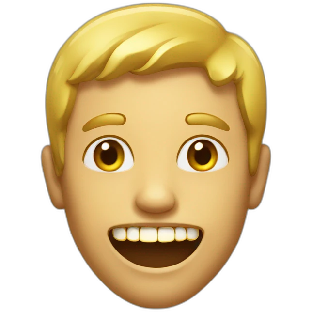 men with gold teeth   emoji