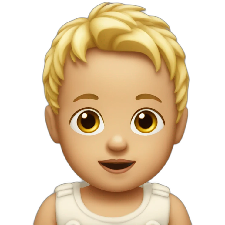 baby getting all the attention emoji