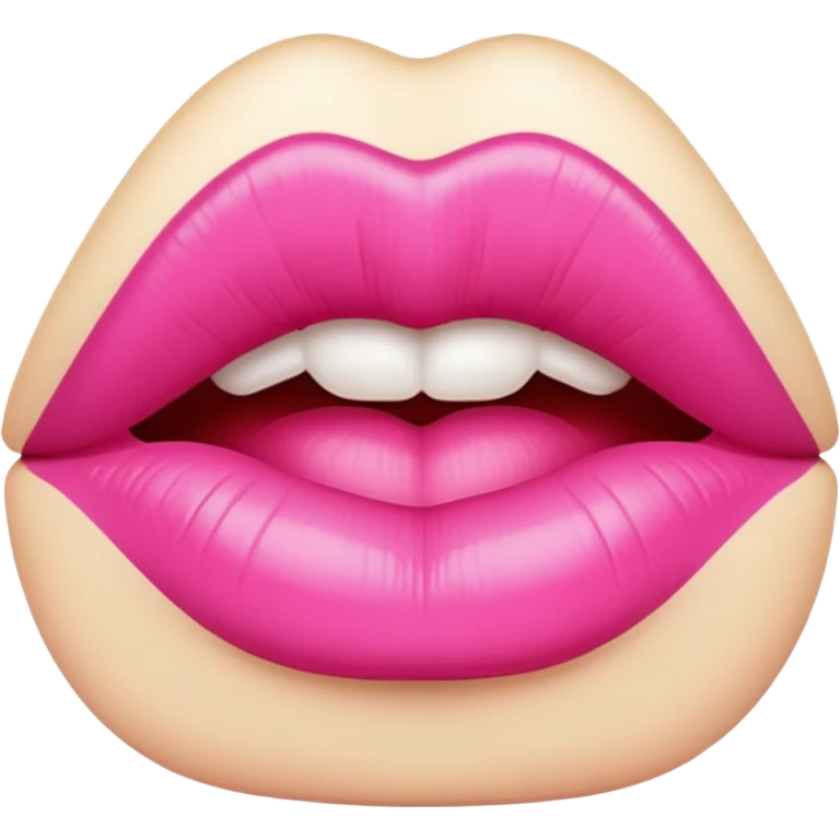 Pink kiss lipstick  emoji