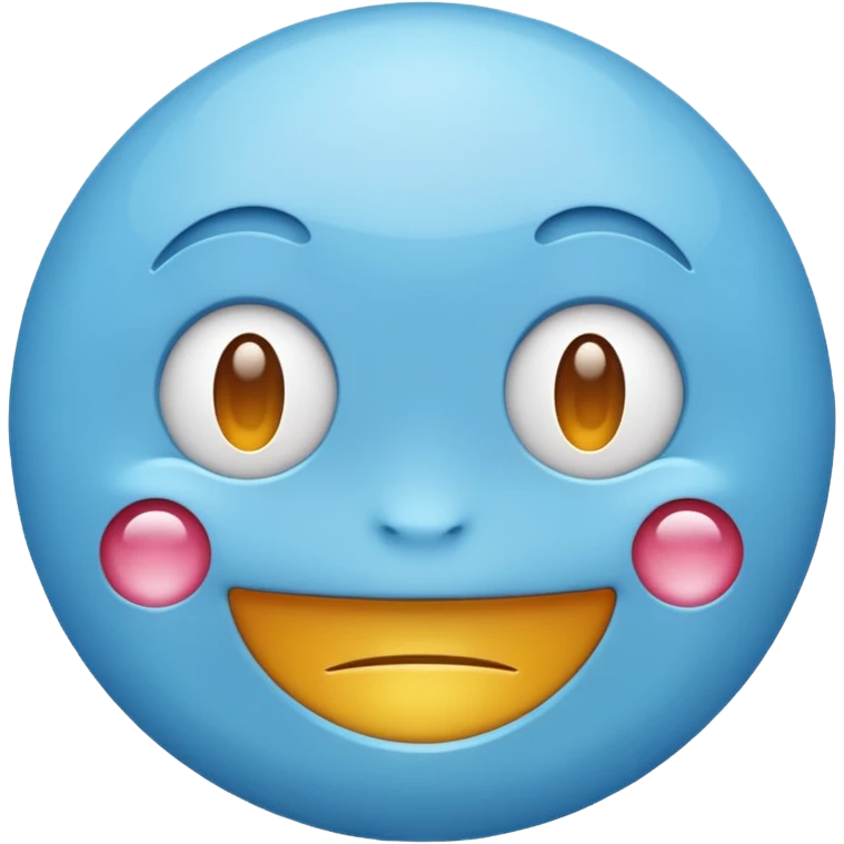 Light blue emoji emoji
