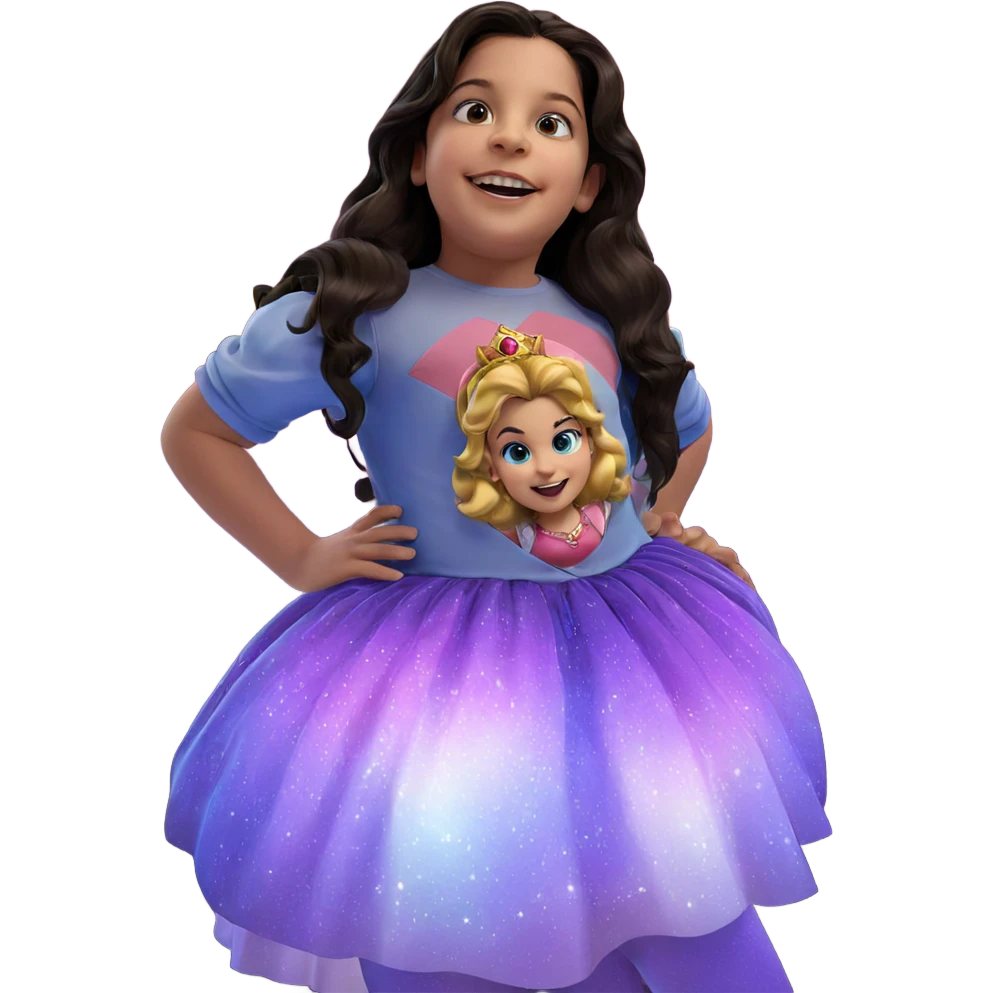 princess peach inspired portrait emoji