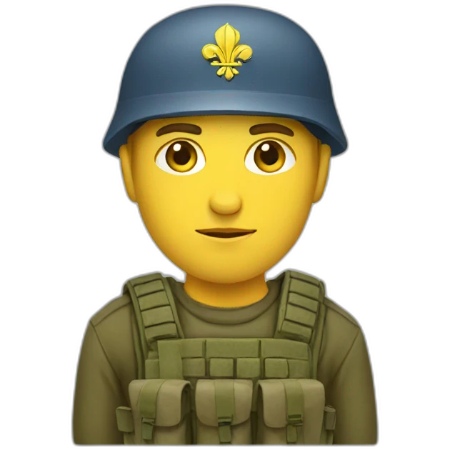 ukrainian soldier emoji