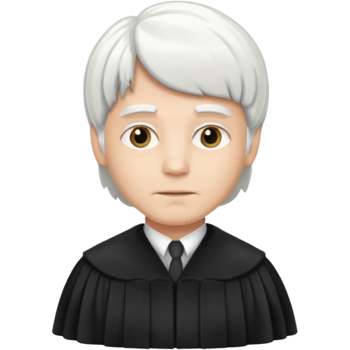 judge with white wig emoji