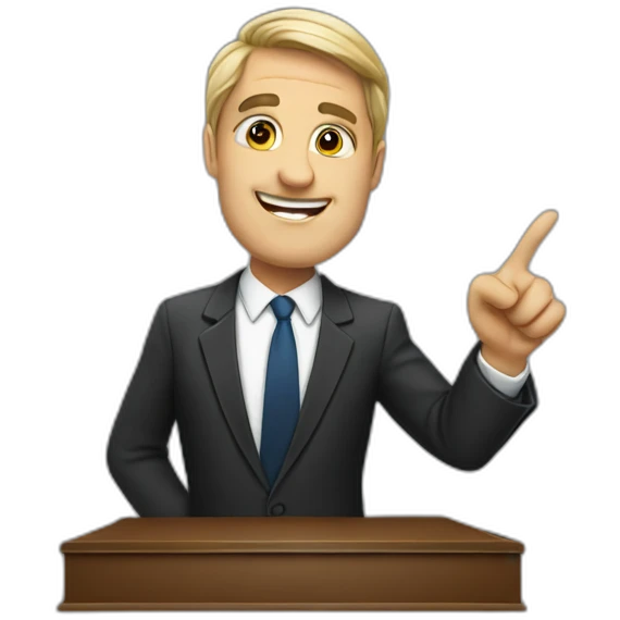lawyer pointing emoji