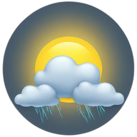 Thunderstorm emoji