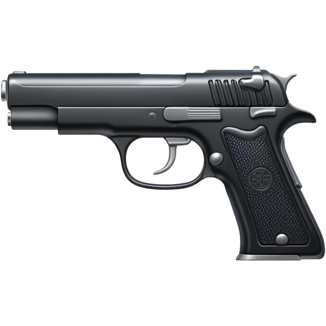 black pistol emoji