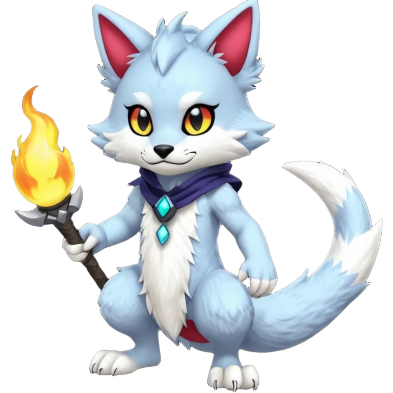 Adorable cute badass Kemonomimi Nekomimi Japanese Anime Kemono Furry Style Vernid-Protogen-Sergal-Fursuit-furry-fursona emoji