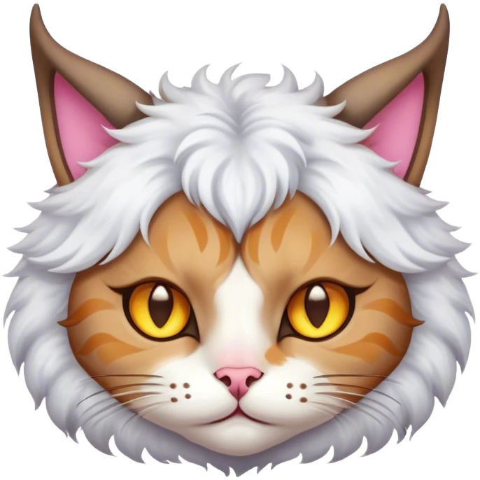 Un chat avec des cornes  emoji