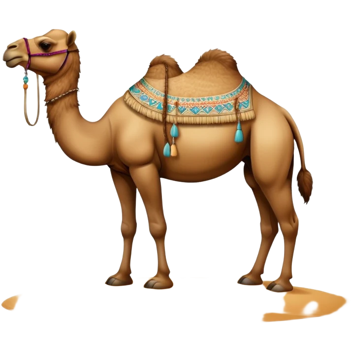 an arabic camel emoji