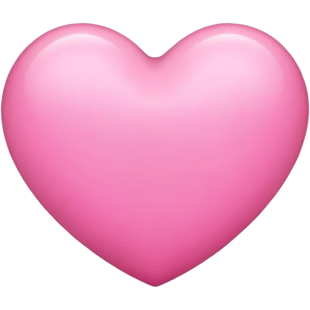 Pink heart emoji
