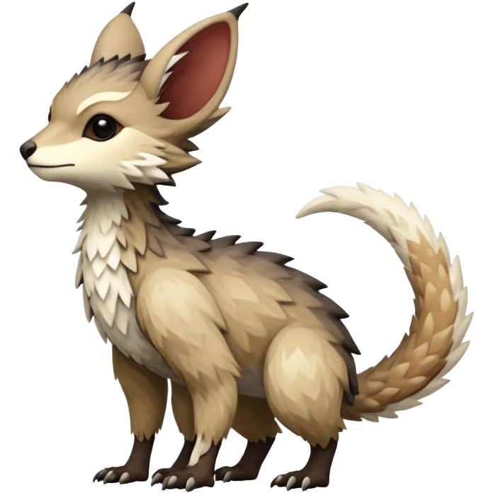 warm-colored Vernid-Trico-Fionbri-creature (full body) emoji