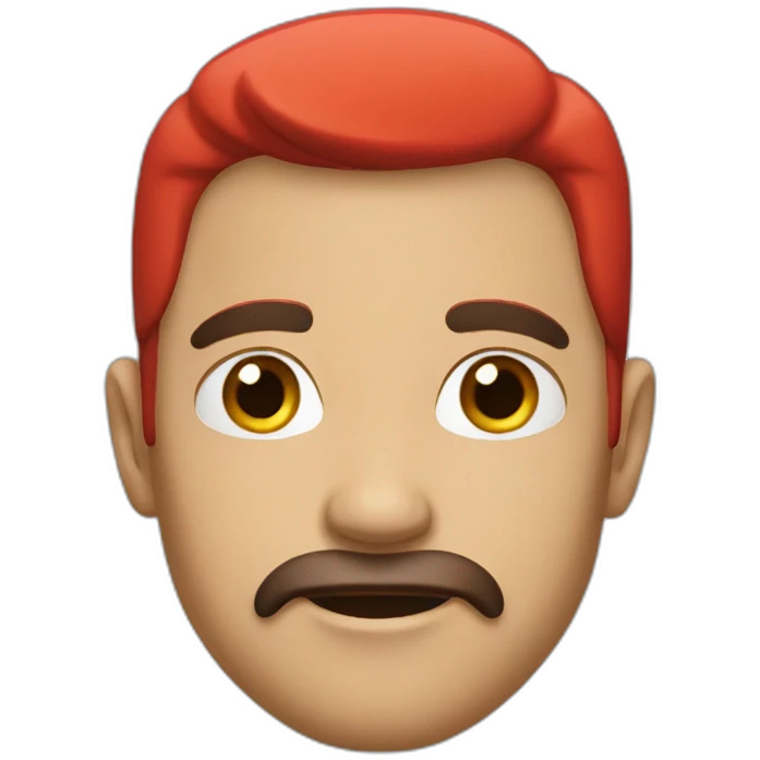 Homme rouge emoji