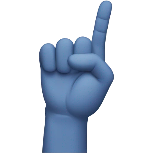 Three-finger sideways  emoji