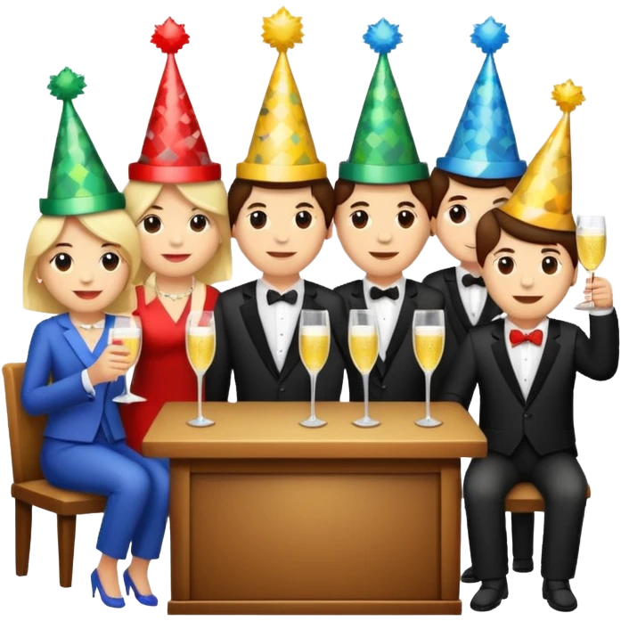 I want a set of pixel style emoji depicting a bottle of water, people having a party and a festival circuls cabinet emoji