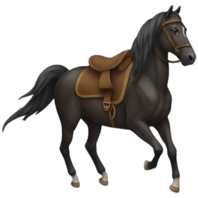 Khazah in horse emoji