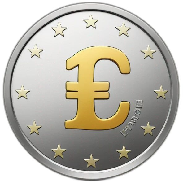 One euro coin emoji