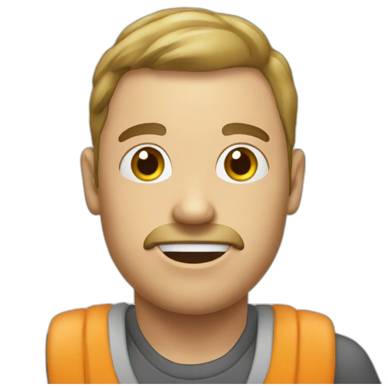 Caca avec un concombre emoji