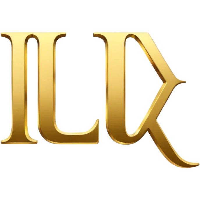 emoji of text "LUX" in times new roman font  emoji