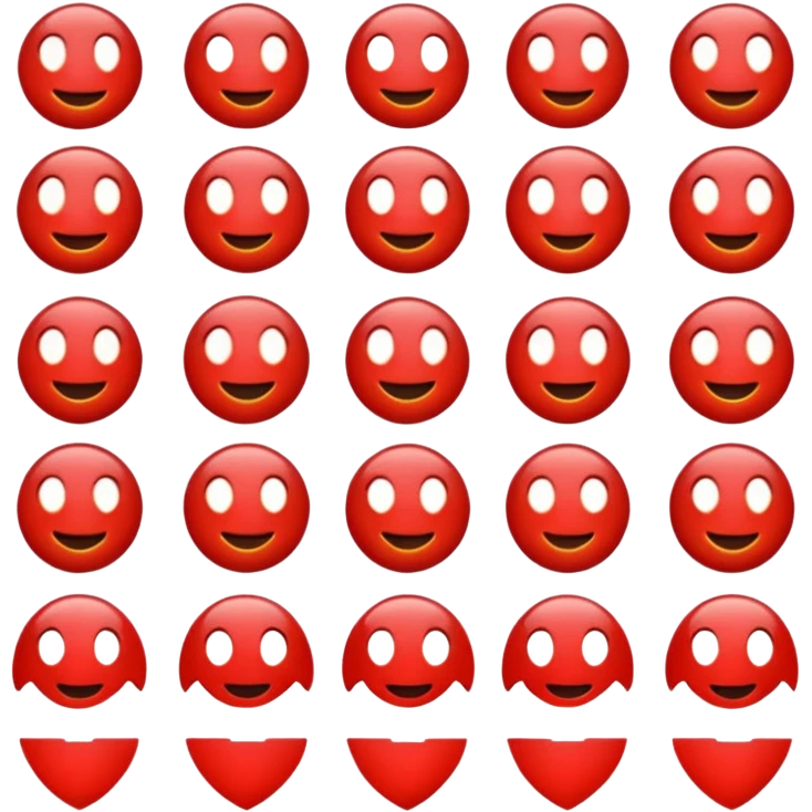 Red emoji emoji