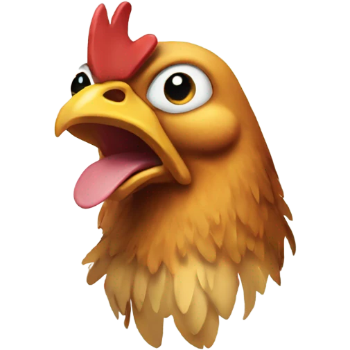 Chicken muncher emoji