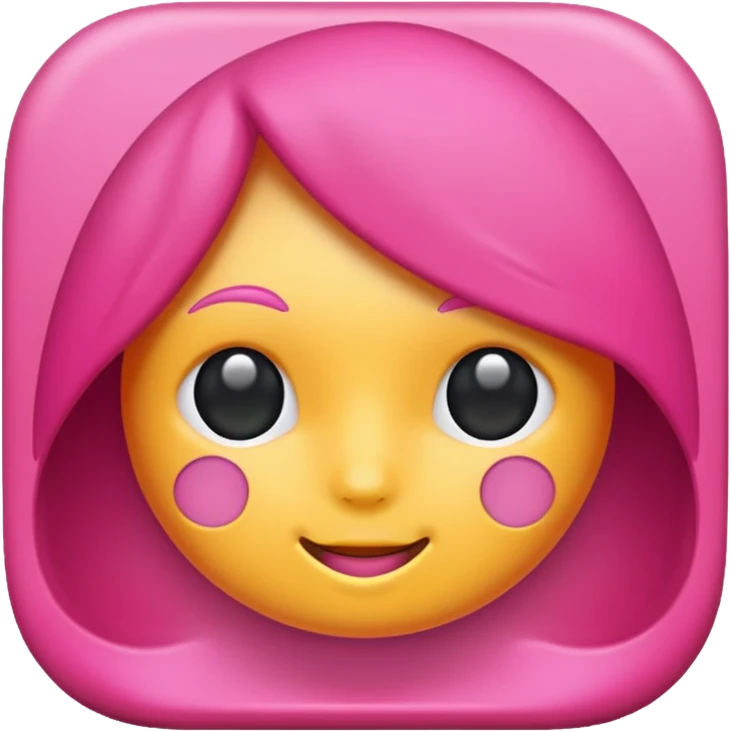Pink emoji