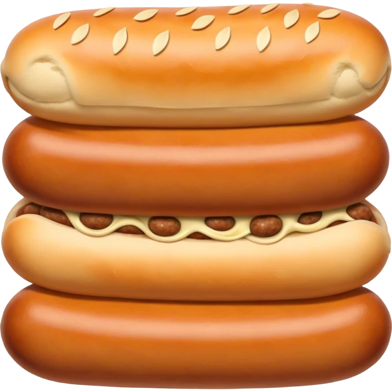 Sausage in dough, Russian  emoji