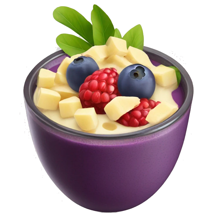 acai smoothie fruit bowl emoji