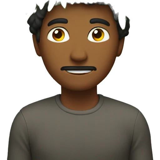 man inside of a bush emoji