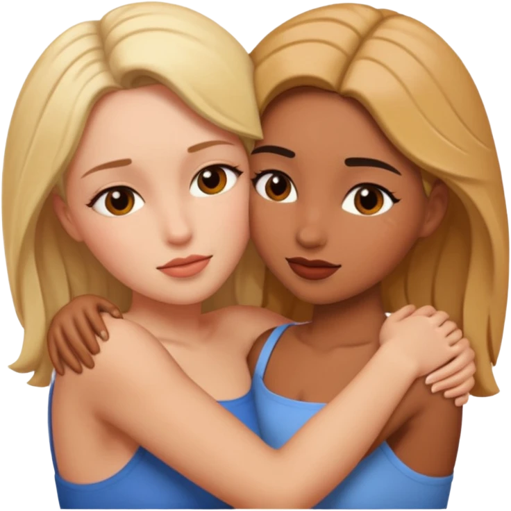 Lesbian making love in bed emoji