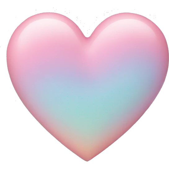 pastel heart emoji