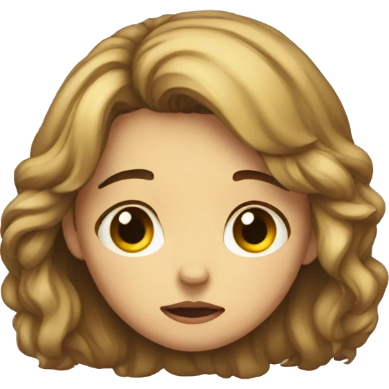 very sad girl kid young emoji