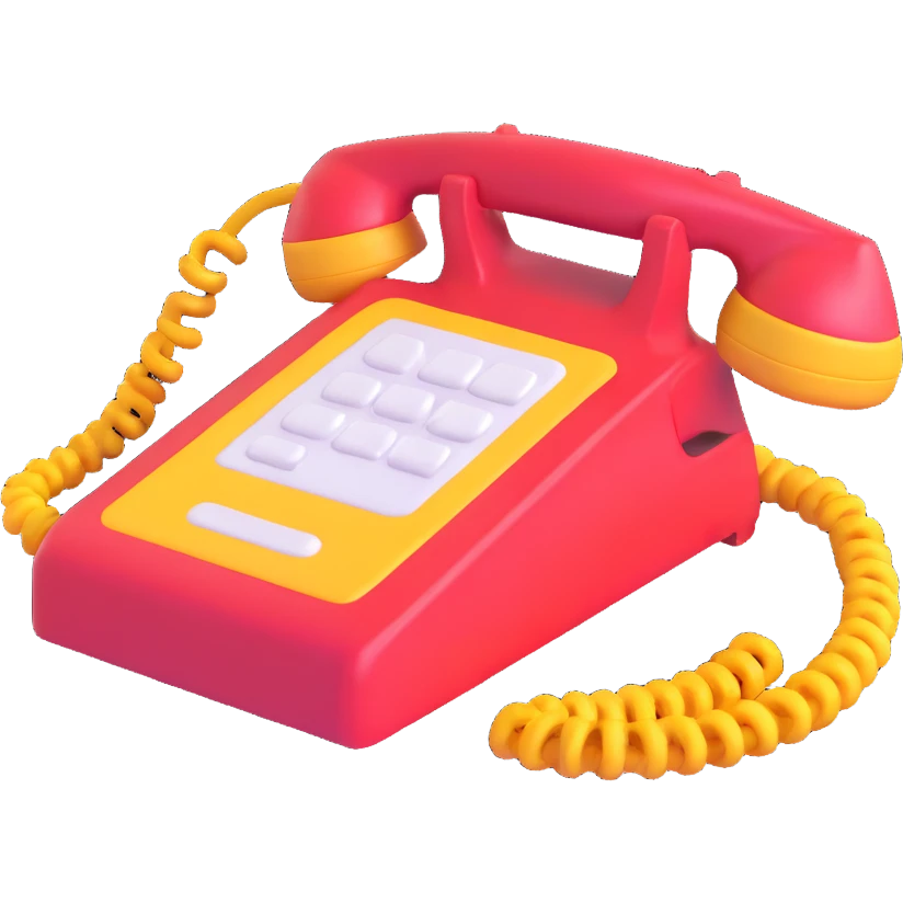 phone emoji in sky blue color emoji