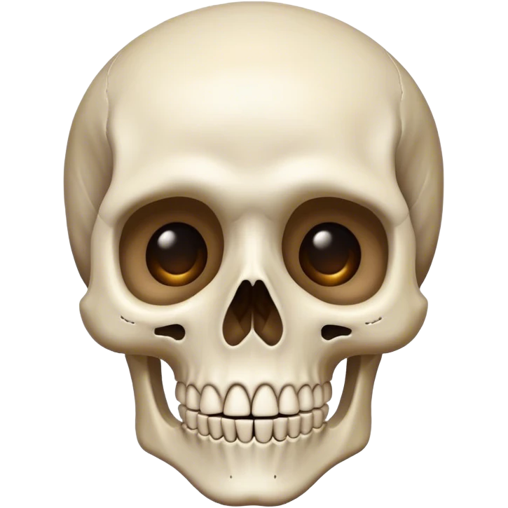 Skeleton mind blow emoji