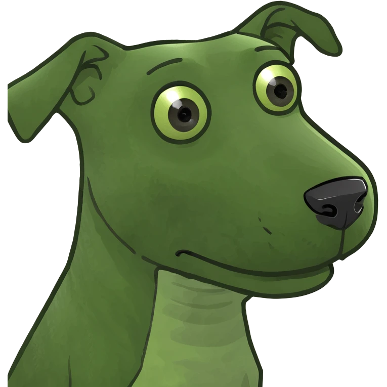 Emo dog emoji