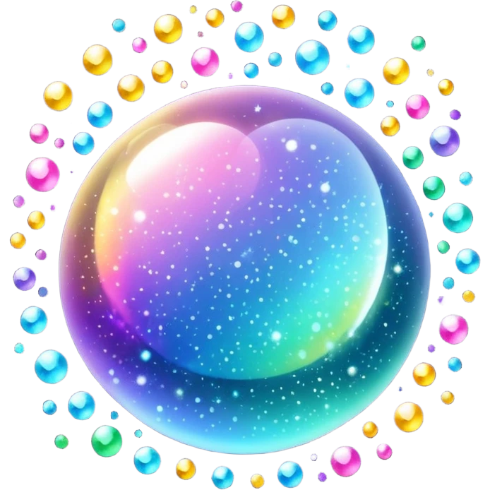 sparkling shiny glitter, with bright sparkles and shimmering particles emoji