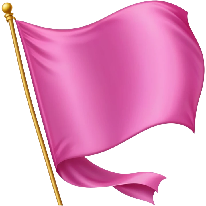 Pink flag emoji