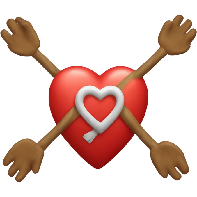 Corazón roda emoji