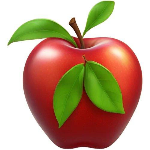 An apple for teacher emoji