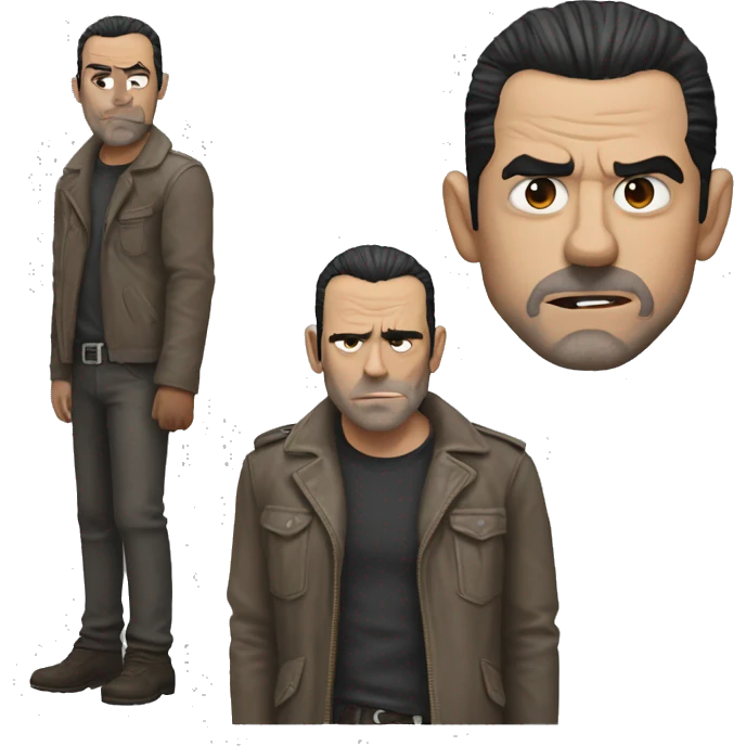 Negan Smith from the walking dead emoji