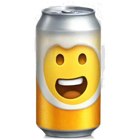 can beer emoji