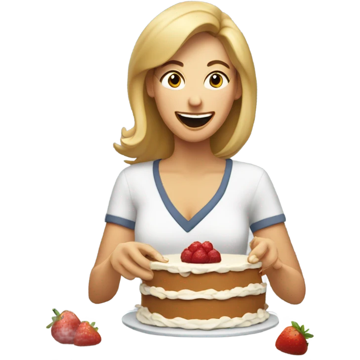 Mom need eat cake emoji