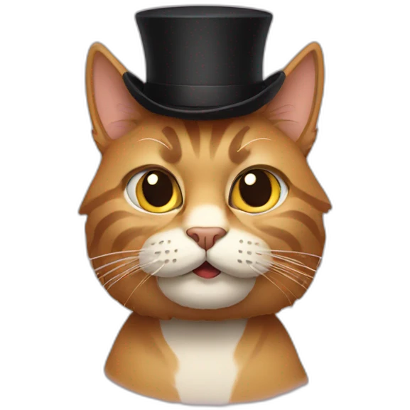 Cat with beard emoji
