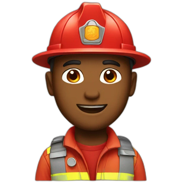 Fire man emoji