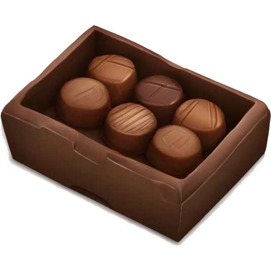 cute box of chocolates  emoji