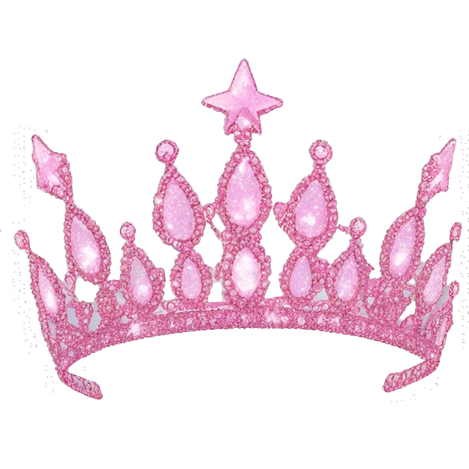 pink sparkly tiara emoji