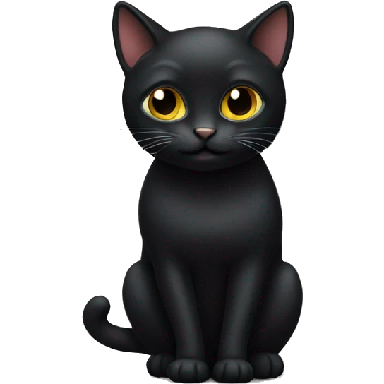Black cat emoji